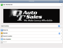 Tablet Screenshot of otautosales.com